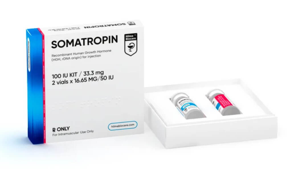 Somatropine-2 injectieflacons-hilma-16,65 mg