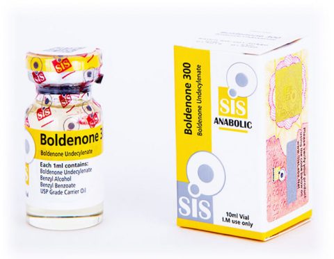 Boldenona injetável Boldenona 300 - frasco de 10ml - 300mg - SIS Labs
