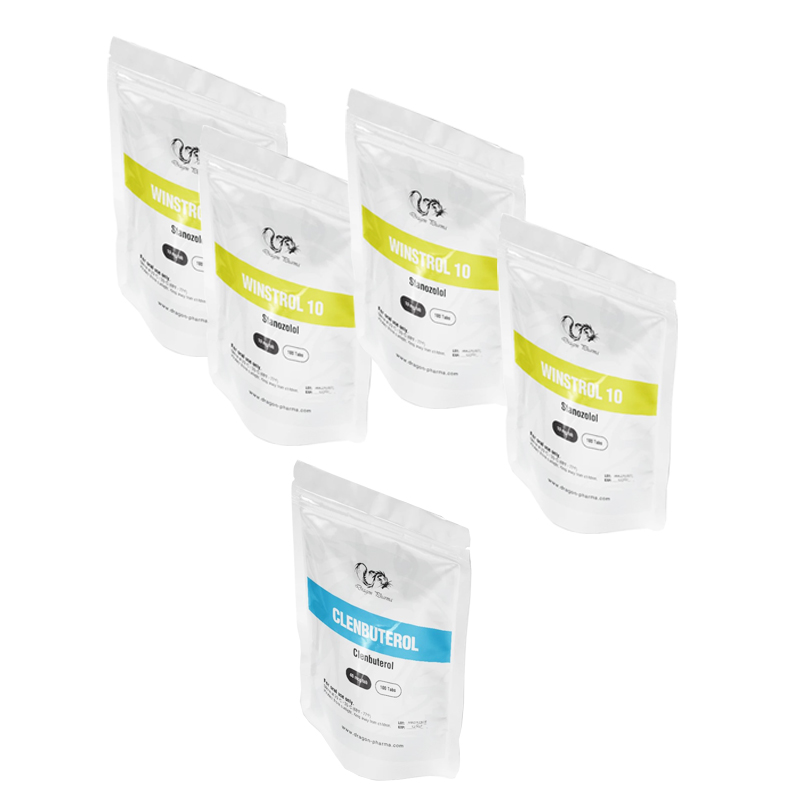 Dry pack – Dragon Pharma – Winstrol + Clenbuterol- Oral steroids (10 Weeks)