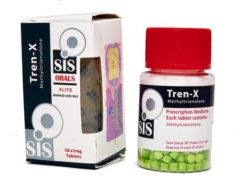 Oral methyltrienolon Tren-X - 50 faner - 1 mg - SIS Labs