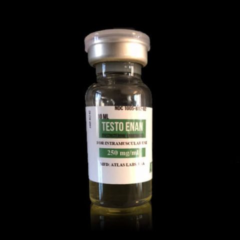 Enanthate inyectable 250mg / ml 10ml de la prueba de testosterona de Enanthate - Atlas Labs