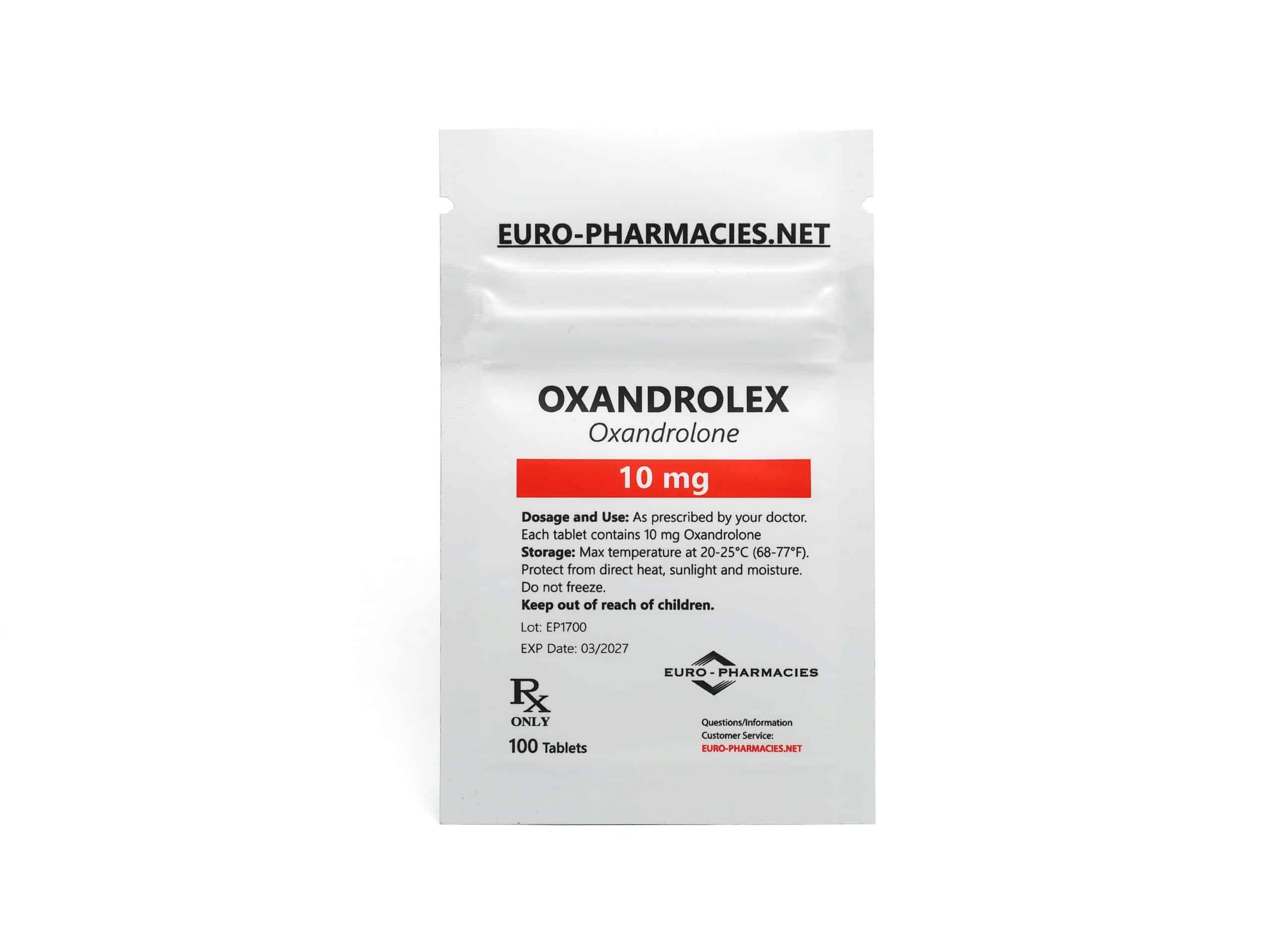 Europharmacies sáček Oxandrolex 10 (Anavar)