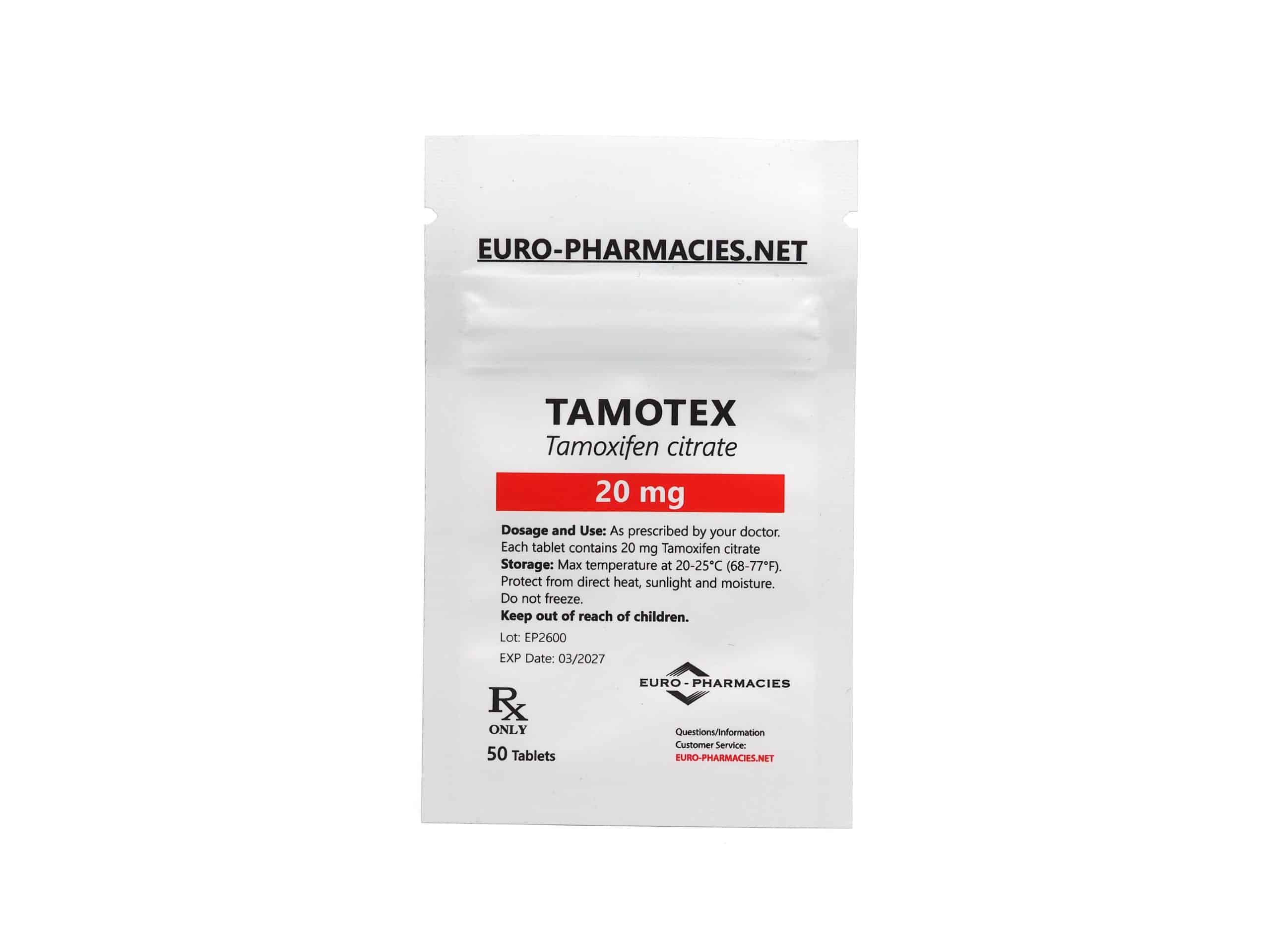 Europharmacies 가방 Tamotex (Tamoxifen)