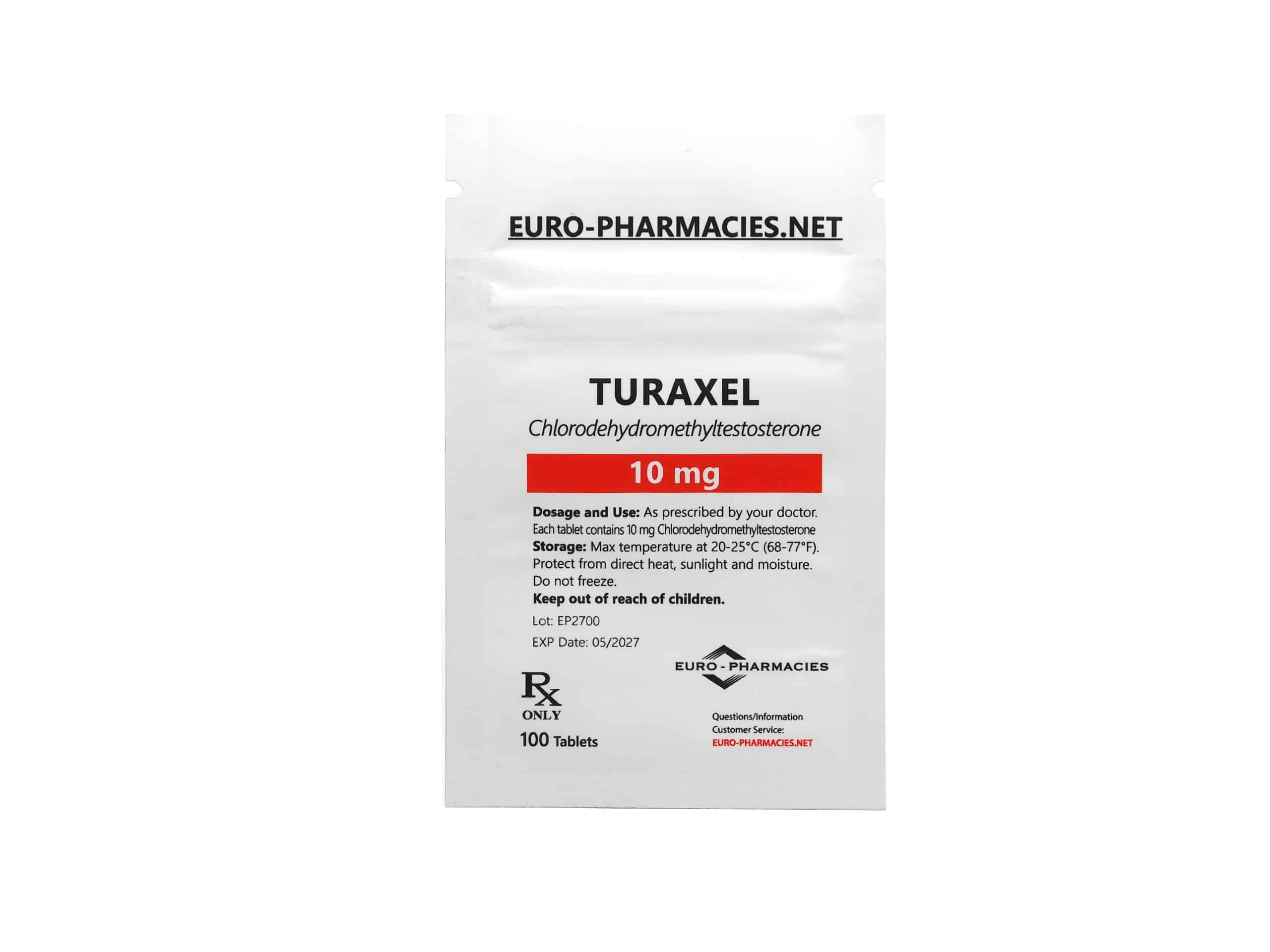 Europharmacies 가방 Turaxel 10 (Turanabol)