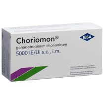 Choriomon (HCG) 5000 IU - 10 amps - Ibsa - Afbeelding 1