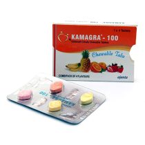 Kamagra 100-Chewable tabs- Four Flavours - Sildenafil Citrate CT - 1x4 - Pharmacy-EU
